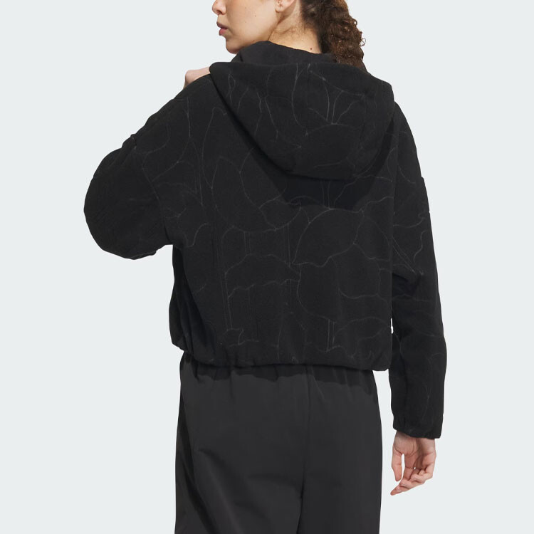 CITY ESCAPE бархатная куртка женская черная Adidas — фото 3