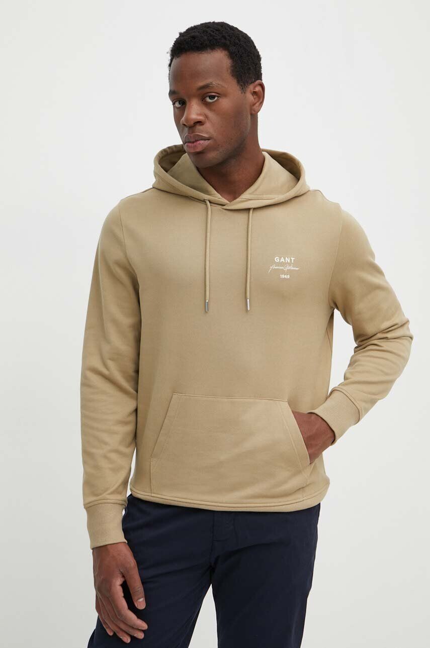 

Толстовка Gant из хлопка, зеленый