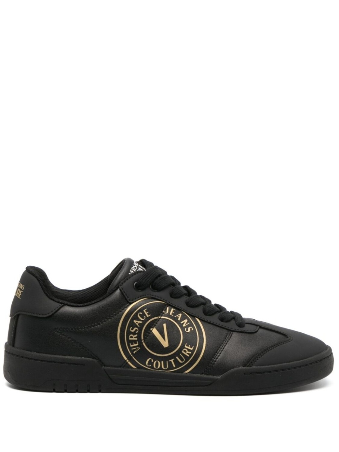 

Versace Jeans Couture кроссовки Brooklyn V-Emblem, черный