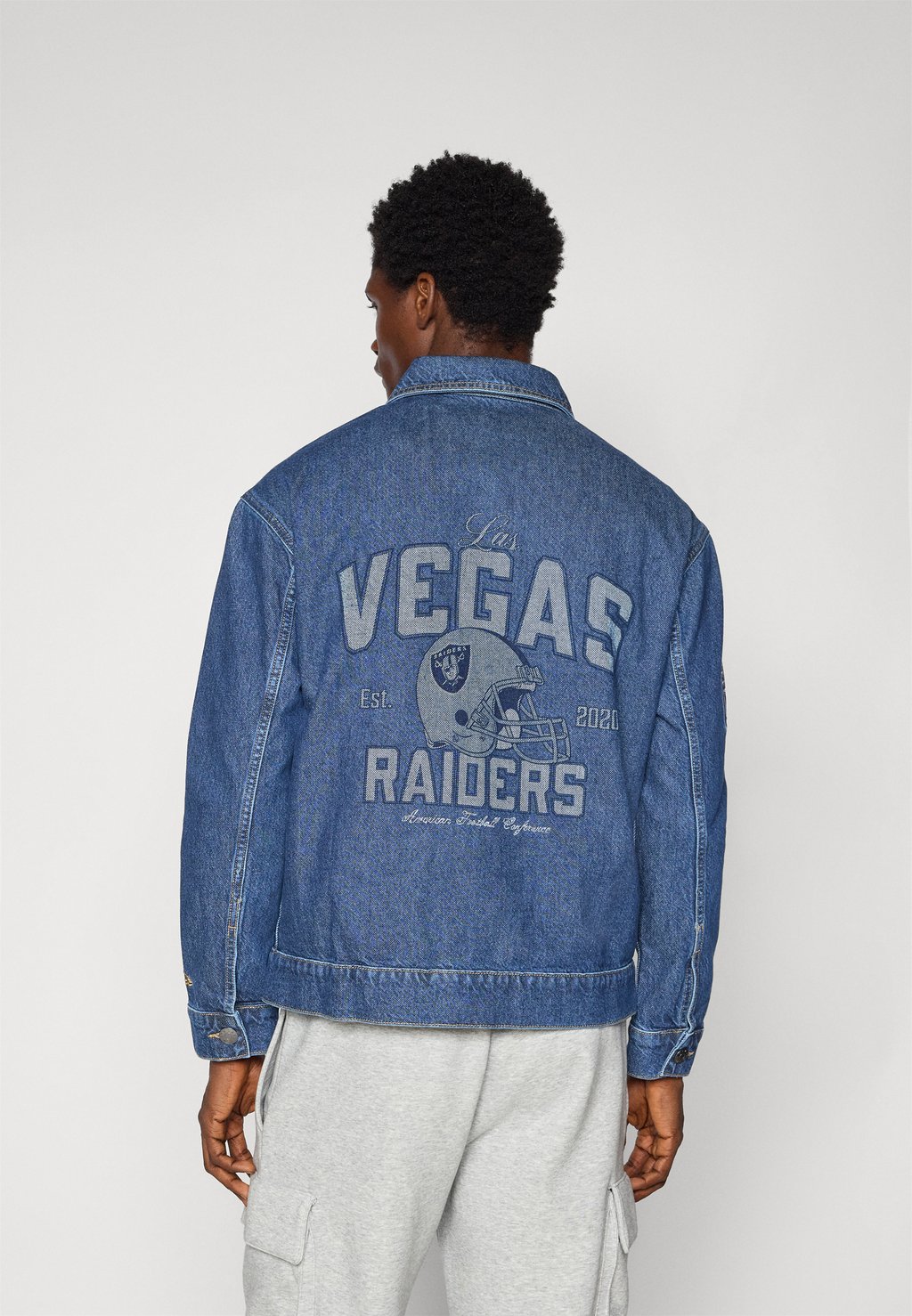 

Куртка для активного отдыха NFL LAS VEGAS RAIDERS JACKET - Club wear New Era, цвет Blue Denim