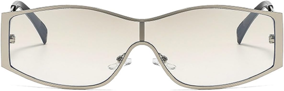 

Винтажные солнцезащитные очки Polygon Cat Eye для женщин, модные дизайнерские очки с защитой от УФ-излучения UV400, мужские солнцезащитные очки в стиле панк 98127 Melrose, Silver