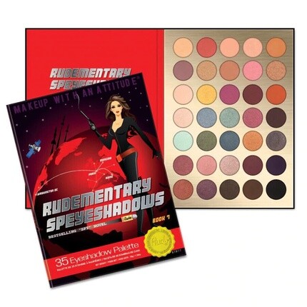 

Rude Cosmetics Book 7 Rudementary Spyeshadows 35 Палитра теней для век