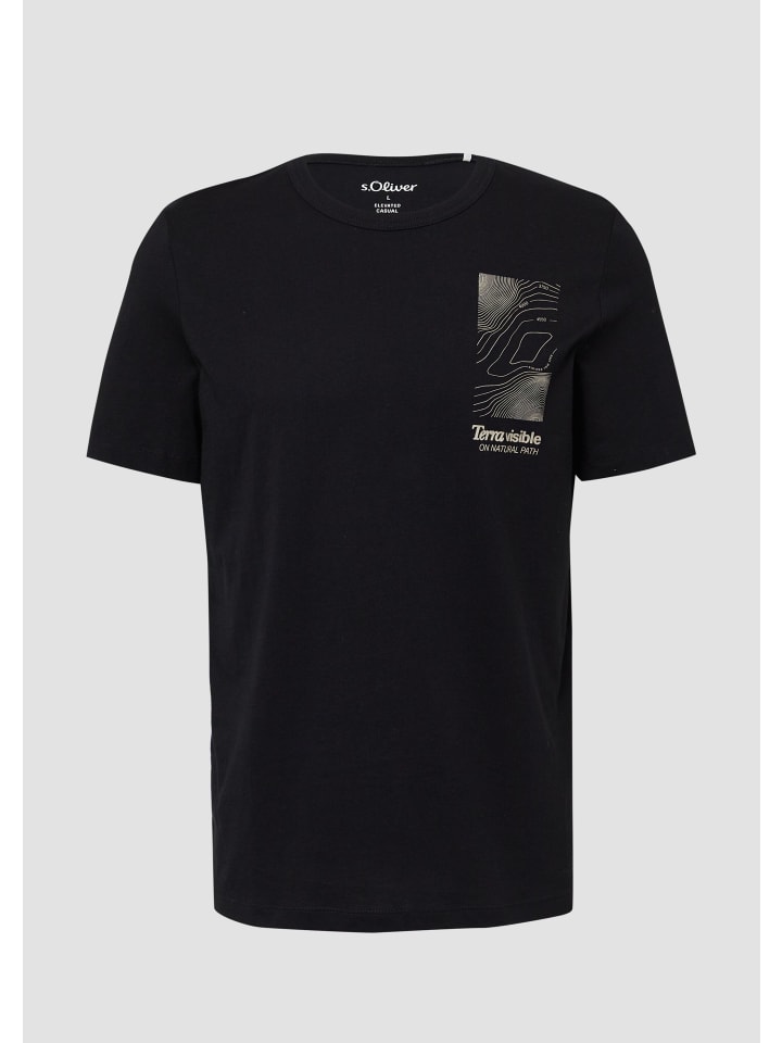 

Футболка в цвете 99D2_black s.Oliver, Черный, Футболка в цвете 99D2_black s.Oliver