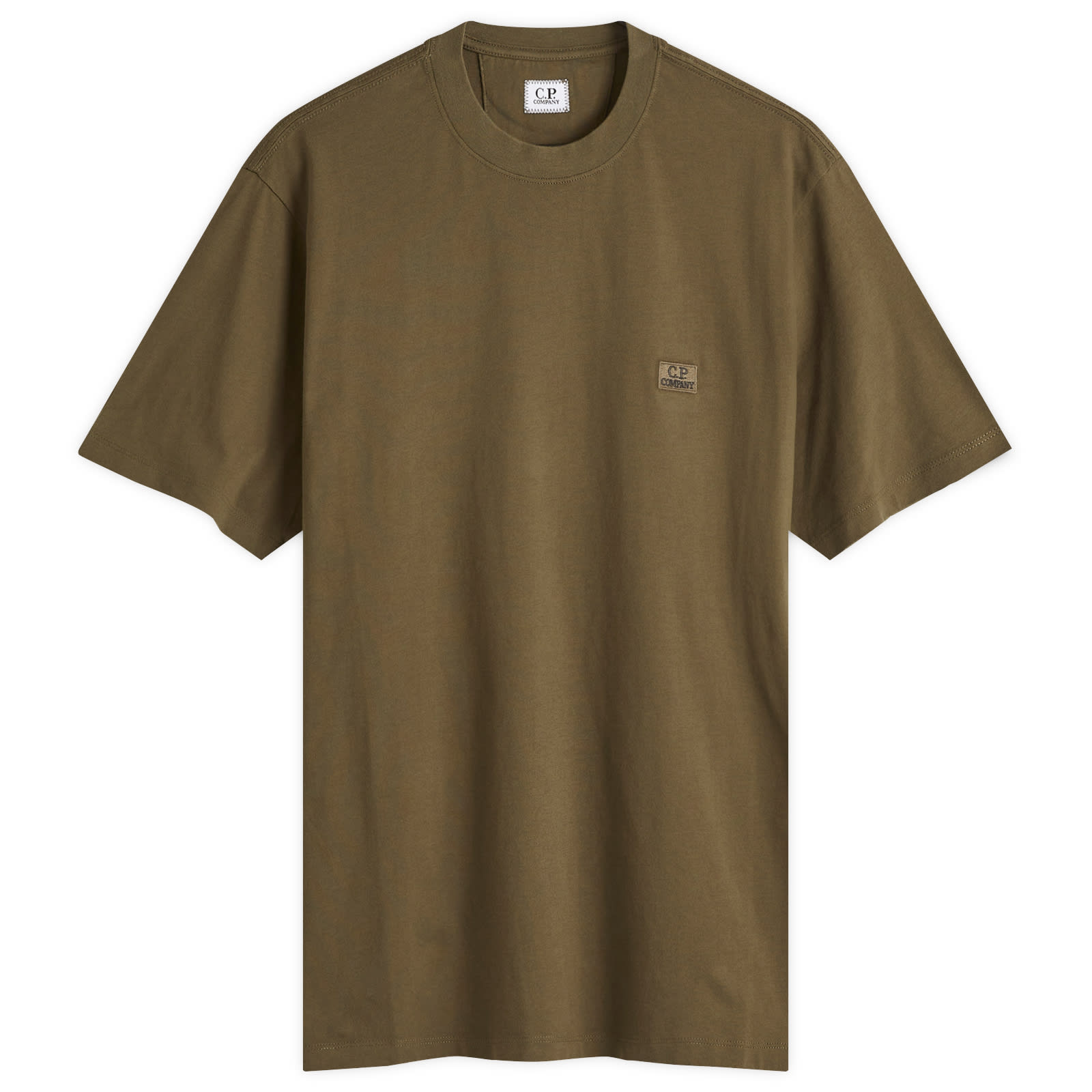 

Футболка C.P. Company Logo Patch T-Shirt, цвет Ivy Green