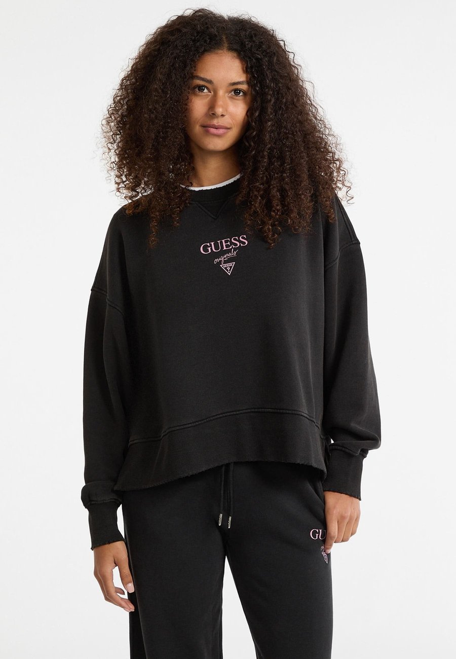 

Толстовка Guess MIT AUFGEDRUCKTEM LOGO, Mehrfarbig Schwarz/Black