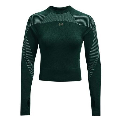 

Футболка causual training short sports long sleeve t-shirts 'green' Under Armour, зеленый