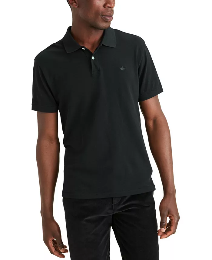 

Мужская поло с вышитым логотипом Icon Slim Fit Dockers, черный