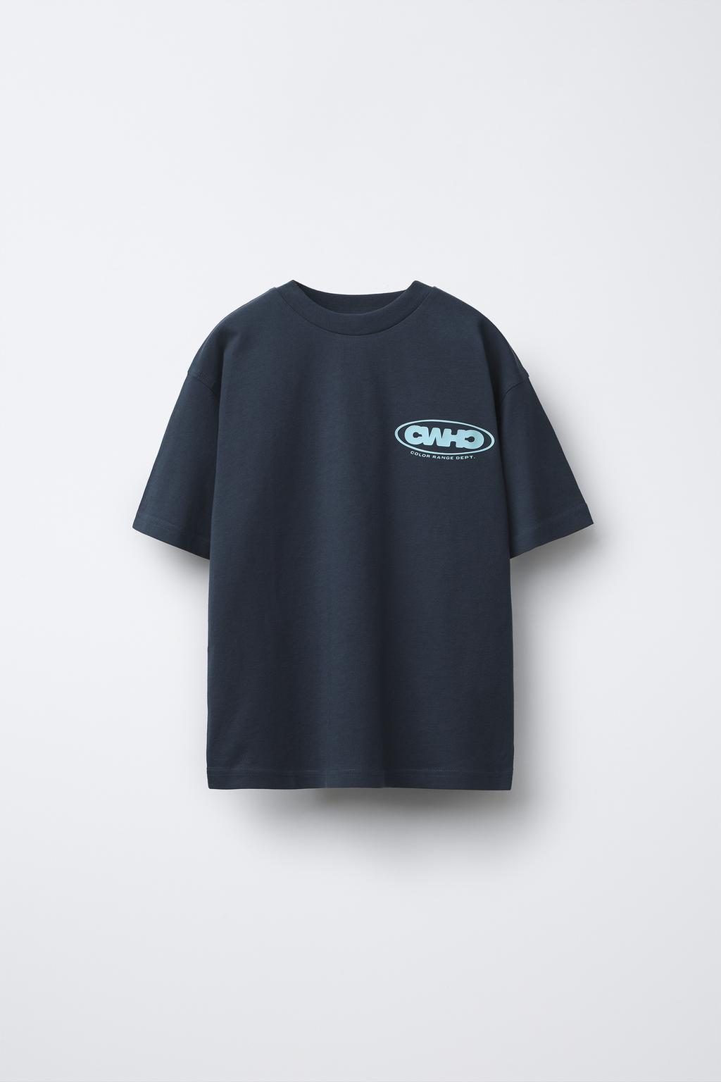 

Футболка с принтом логотипа ZARA, цвет Dark anthracite