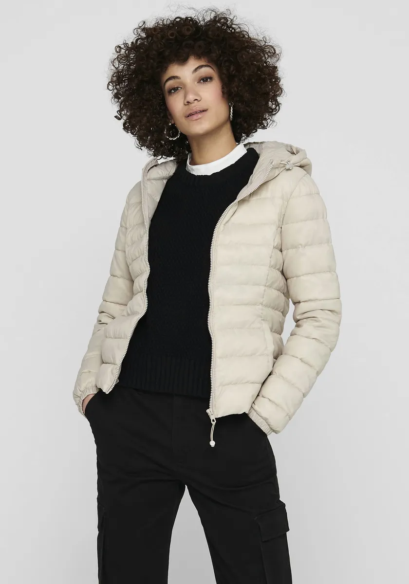

Only стеганая куртка "ONLTAHOE HOOD JACKET OTW NOOS", с капюшоном, цвет Pumice Stone