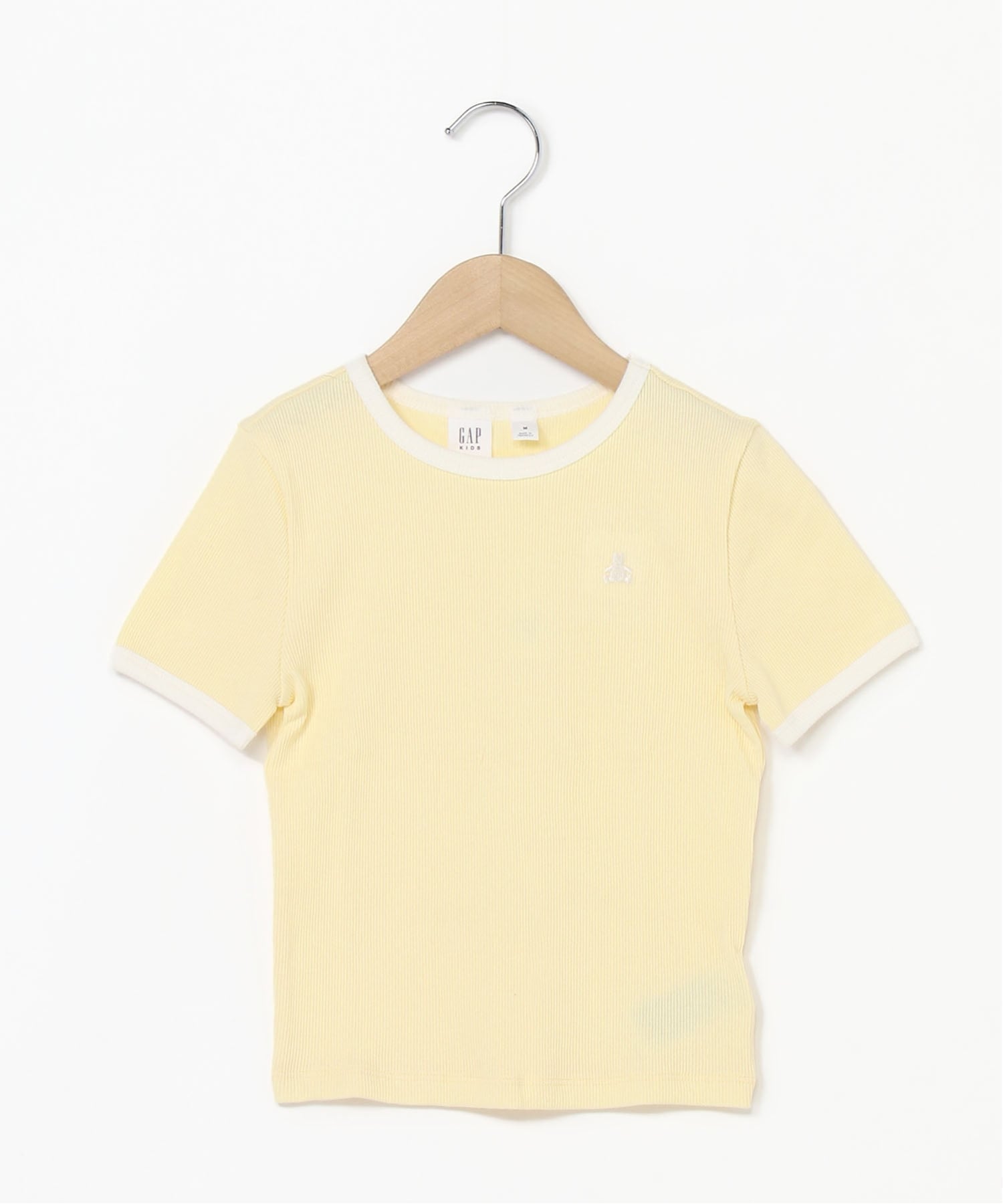(K) Детская футболка Brannan Bear Rib Ringer GAP, MAIZE — фото 4