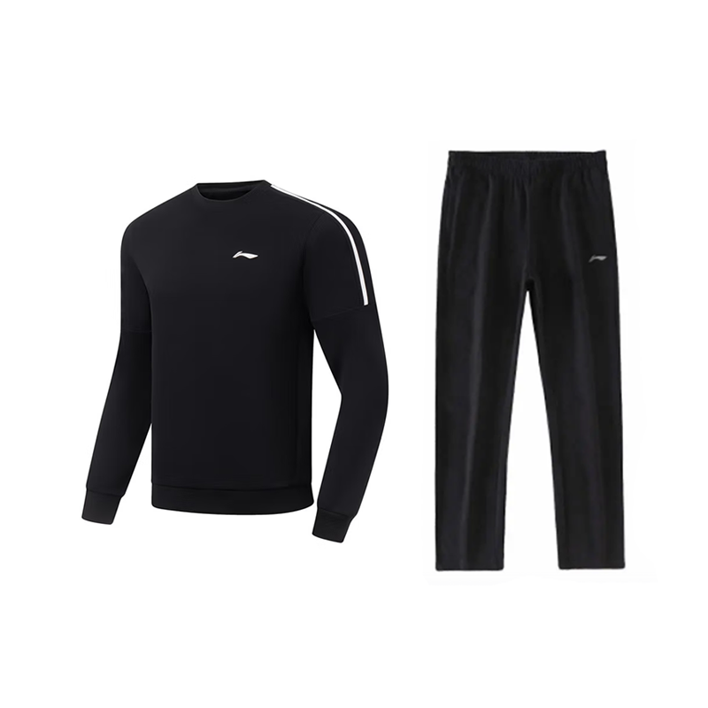 

LINING Повседневная спортивная одежда Unisex Black+Black