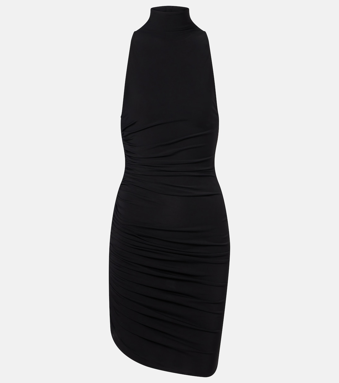 

Мини-платье Piazza gathered Jacquemus, черный
