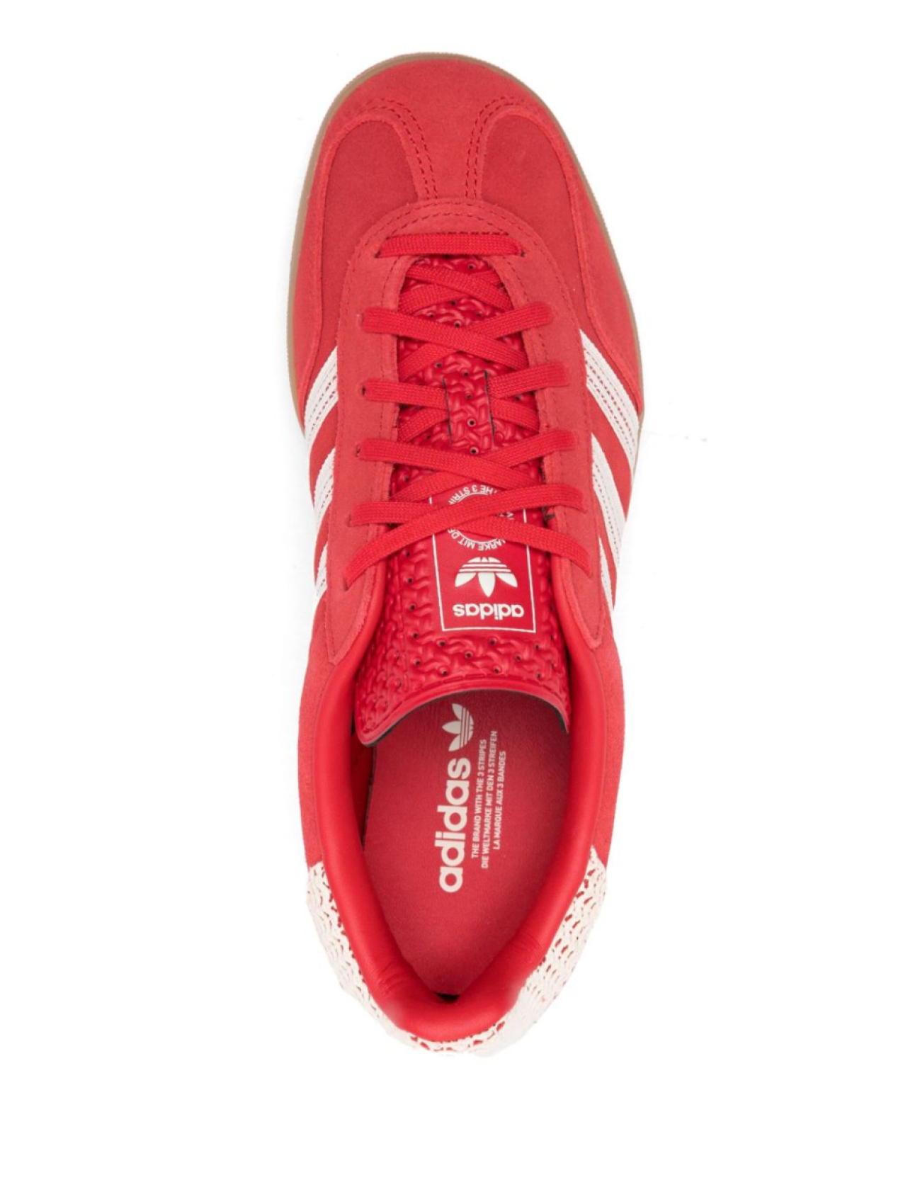 Adidas кроссовки Gazelle Indoor, красный — фото 4