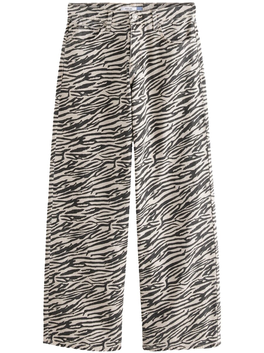 

Джинсы с широкими штанинами Next, цвет Light beige/Black