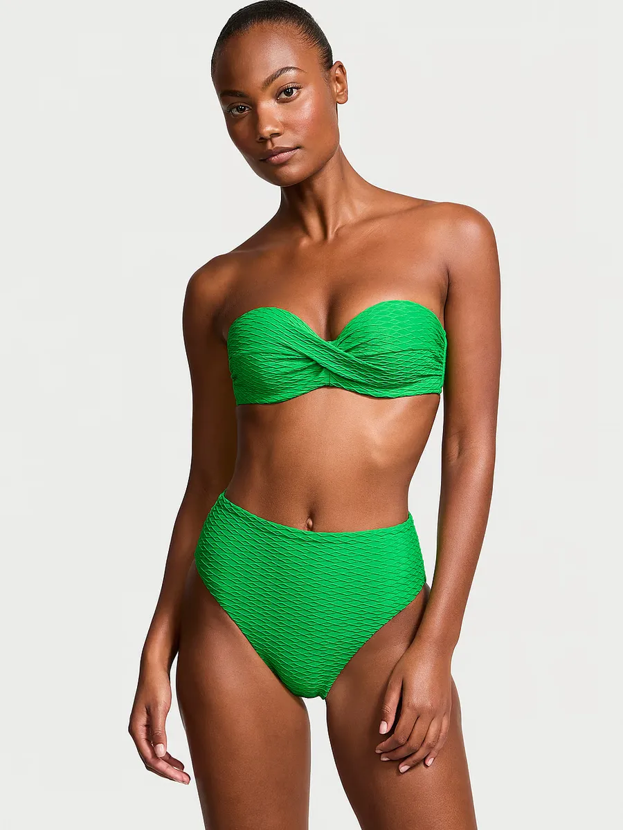 

Топ-бандо Mix & Match Twist Push-Up Victoria'S Secret Swim, цвет Island Jade