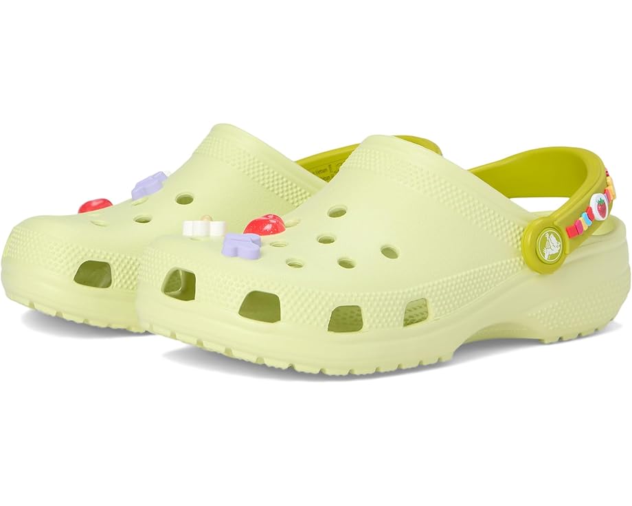 

Сабо Crocs Kids Classic Clogs with Jibbitz Shoe Charms, цвет Frothy Green