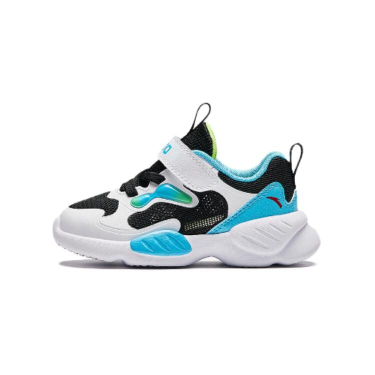 

Кроссовки Anta kids Toddler Shoes TD Low-top White/Black/Blue, белый/черный