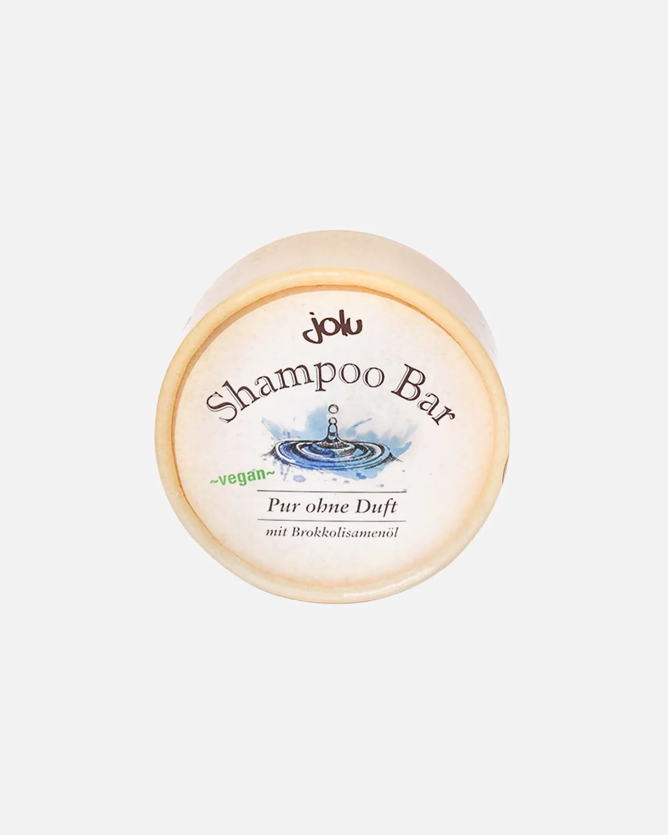 Твердый шампунь-шампунь - натуральный, без отдушек. Jolu Naturkosmetik, 50 гр