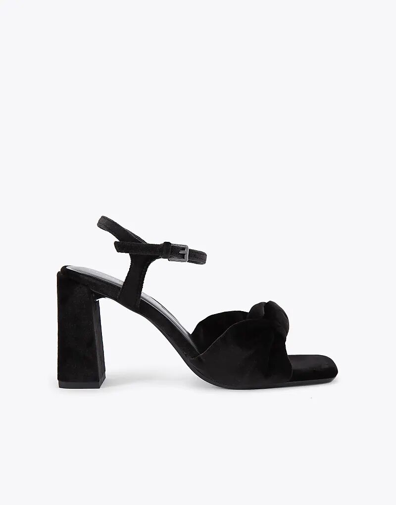 Босоножки на каблуке KG Kurt Geiger Signet черного цвета