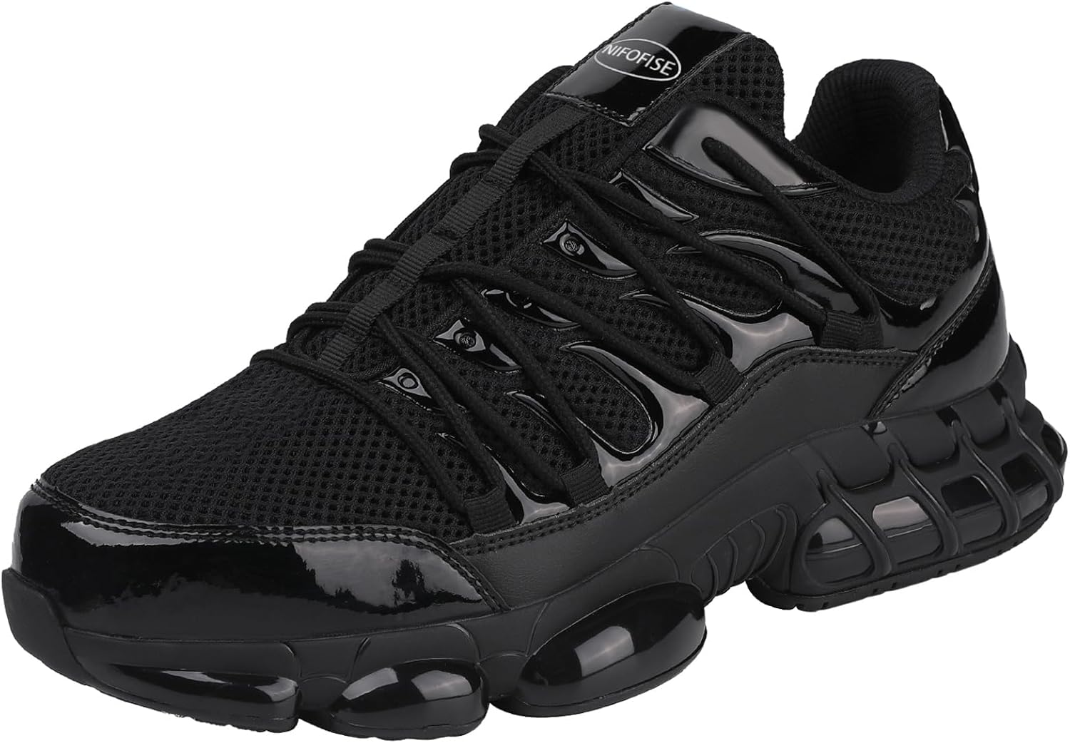 

Ботинки с защитным стальным носком для мужчин и женщин, безопасные кроссовки с композитным носком, легкие, удобные, черные, широкие, прочные промышленные строительные ботинки, защитная обувь для мужчин и женщин Nifofise