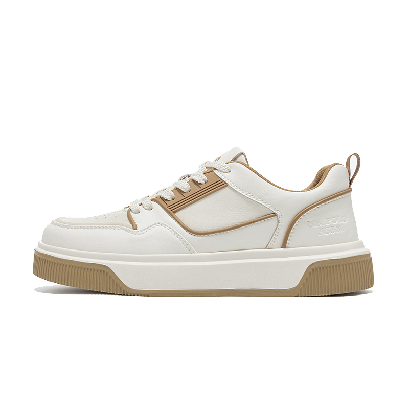 

U.S. POLO ASSN. Износостойкие и легкие низкие кроссовки для скейтбординга, мужские, бежевые