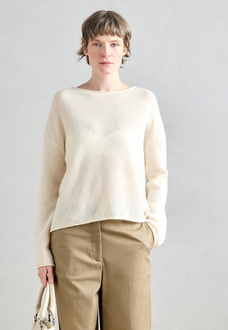 

Джемпер Marc O'Polo LONGSLEEVE BOAT NECK, Raw Cream/Off-White