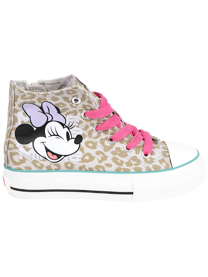 

Высокие кроссовки Disney Minnie Mouse, красочный