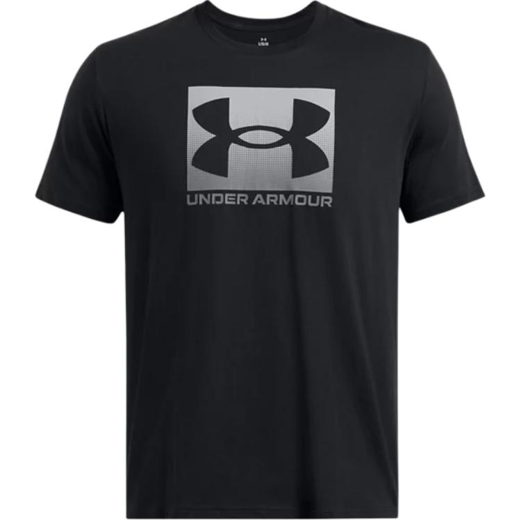 

Футболка с принтом мужская черная/графит Under Armour