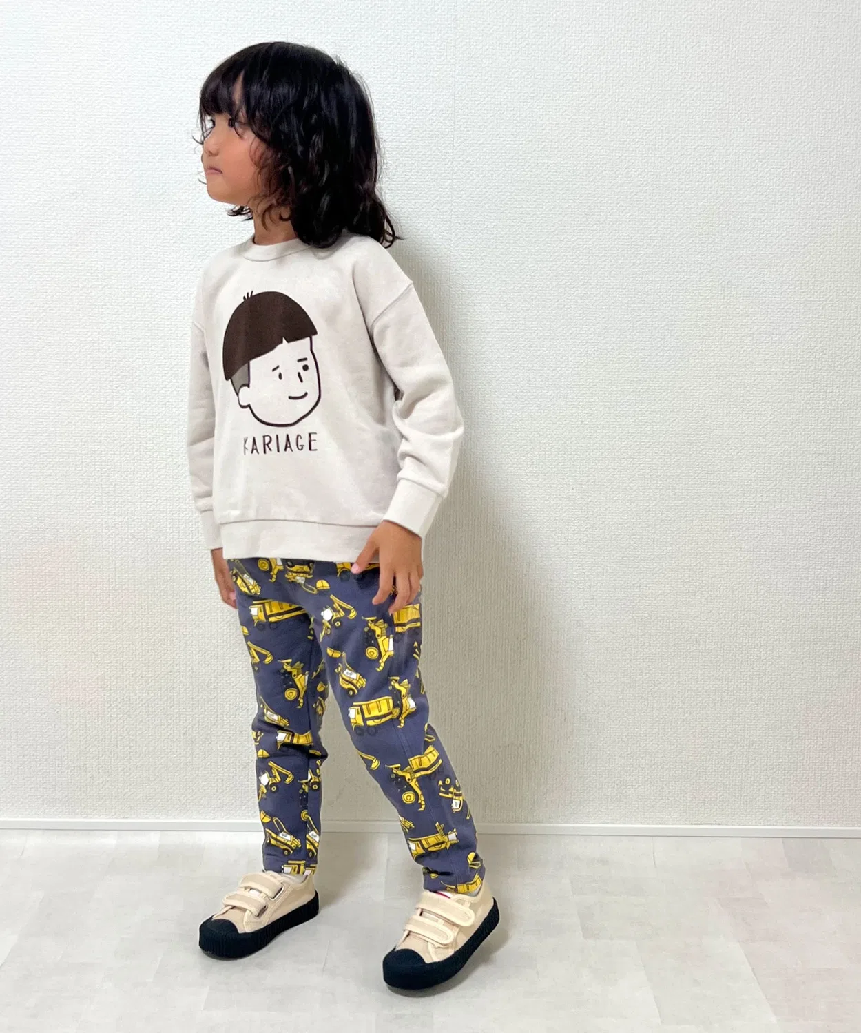 Толстовка с принтом Petitプリ Navy — фото 3
