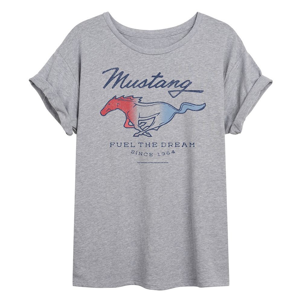

Детская струящаяся футболка Ford Mustang Fuel The Dream 1964 года Licensed Character, цвет Heather Gray