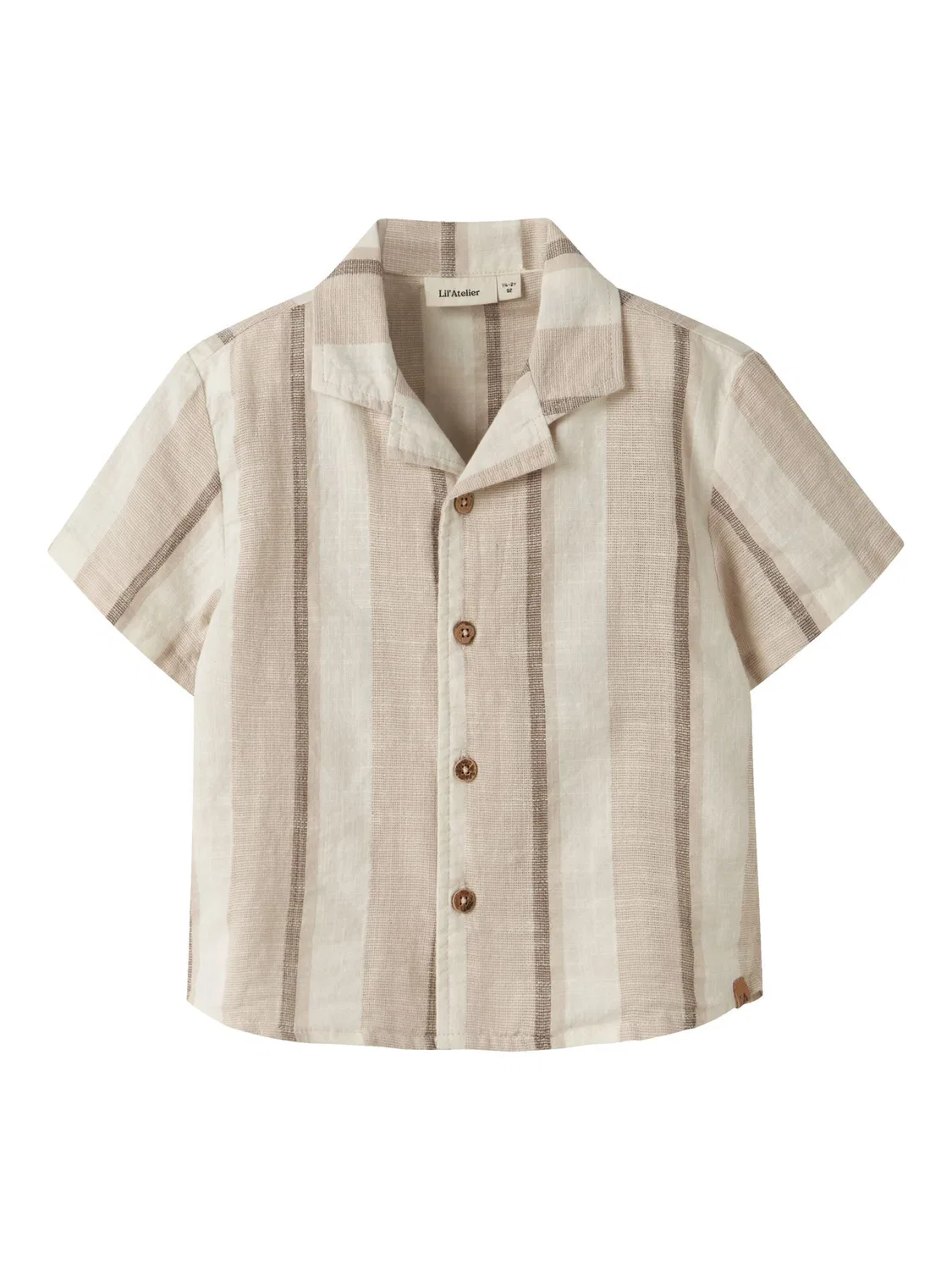 Удобная рубашка на пуговицах Lil'Atelier, Off White