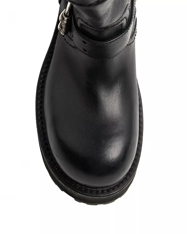 Женские сапоги Venom с пряжкой Balenciaga, черный — фото 4