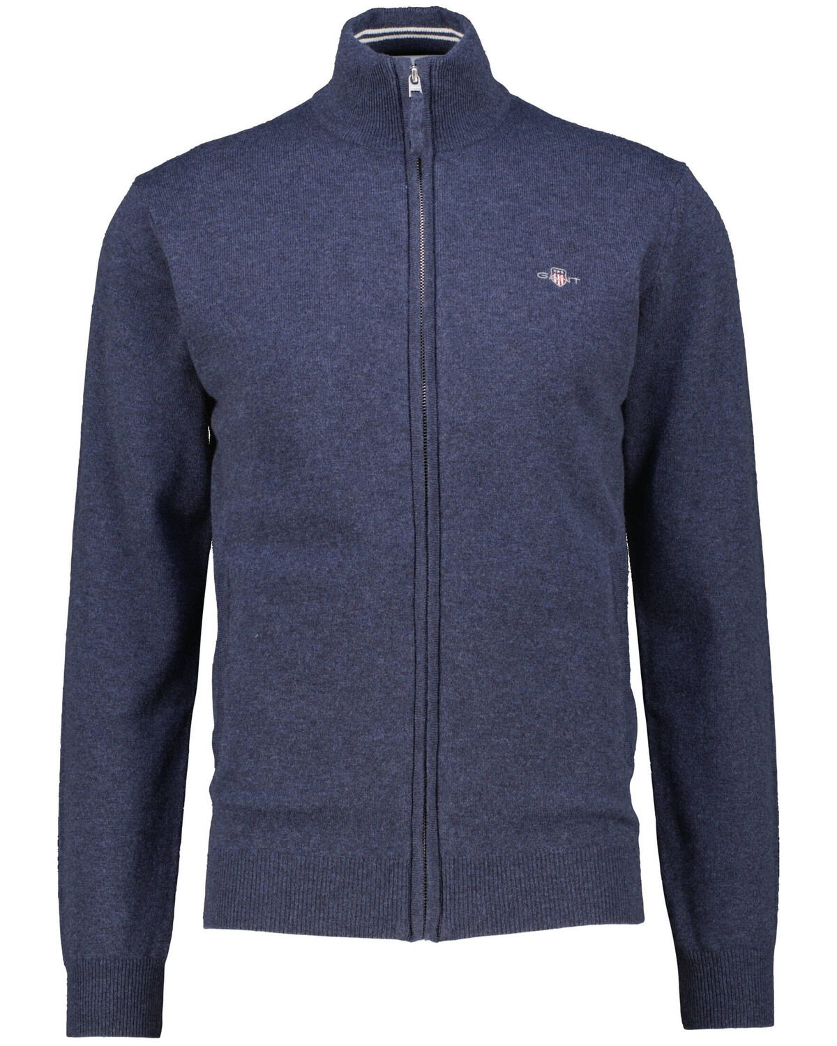 

Кардиган из овечьей шерсти Gant, синий