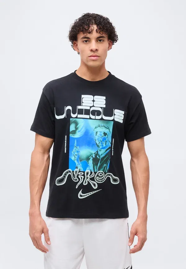 Футболка Nike Performance Tee m90 sig loose print t-shirt, черный