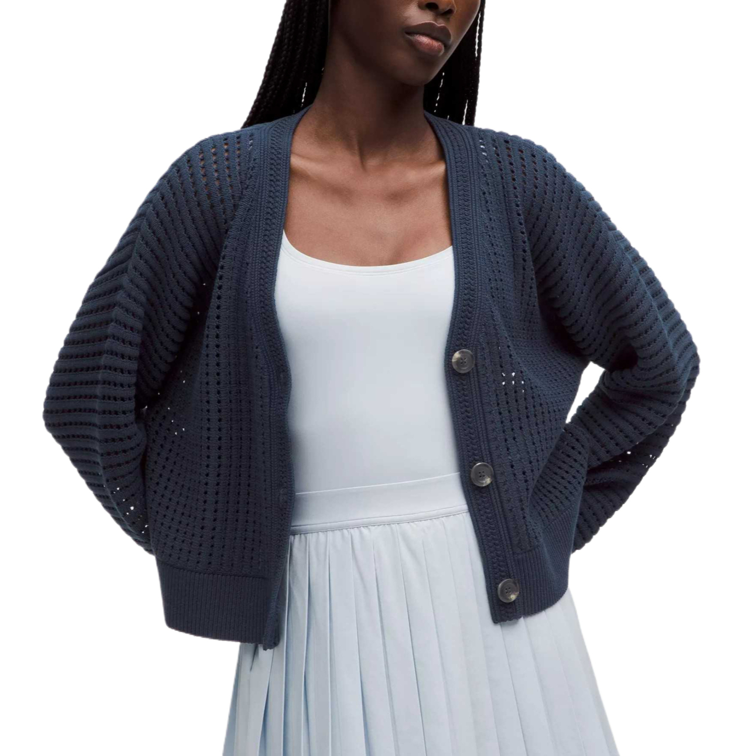 

Расслабленный фасон топ women's Lululemon, синий