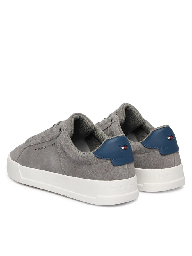 Tommy Hilfiger Кроссовки Th Court Suede FM0FM05824 серые — фото 3
