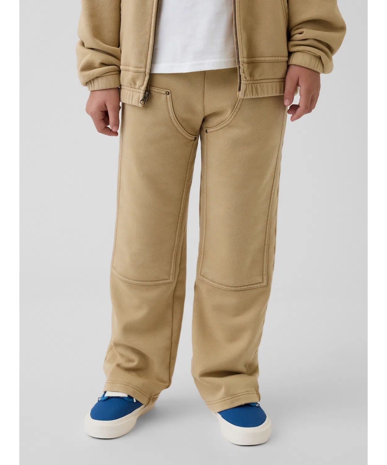 Спортивные штаны утилити Relaxed Fit Vintage Soft для детей, бежевый, Gap