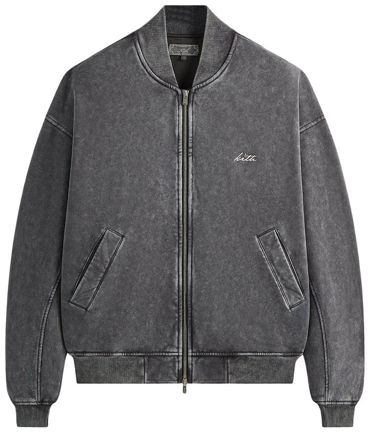 

Куртка-бомбер Kith Antique Wash Avery, черная