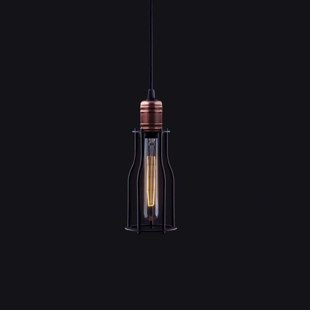 

Подвесной светильник Work 10 в винтажном стиле, черный и медный LICHT-TREND