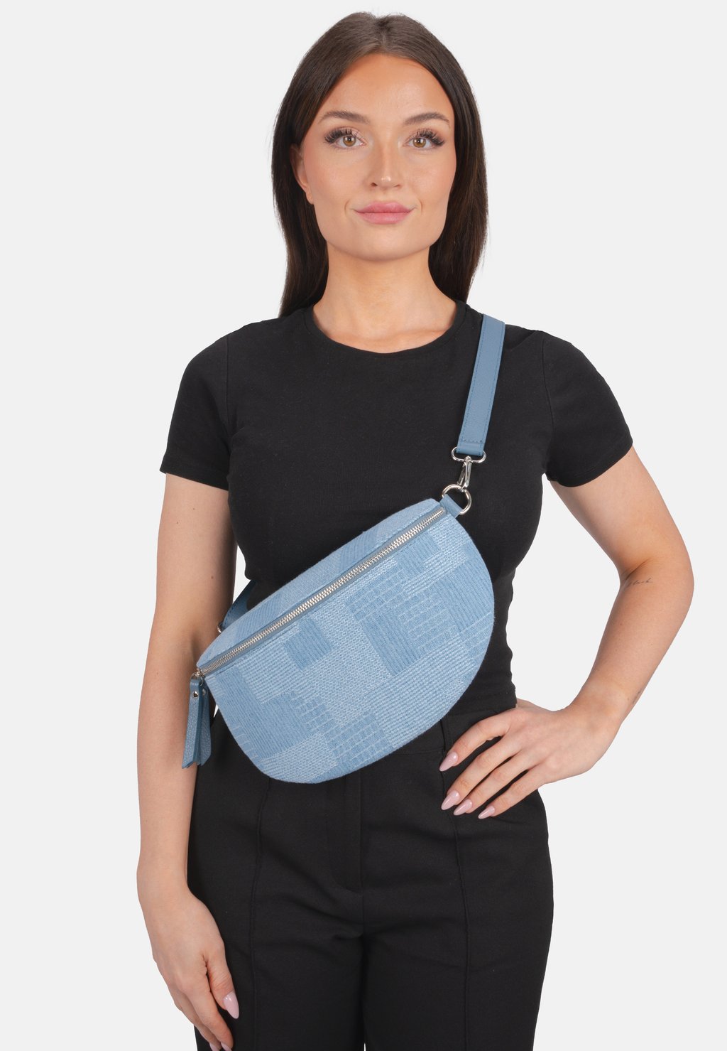 

Поясная сумка DENISE CROSSBODY Seasons of April, светло-голубой деним