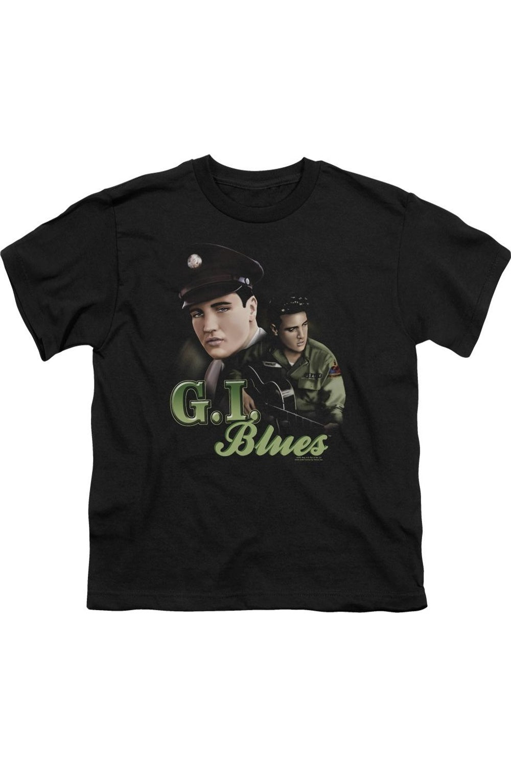 

Футболка с коротким рукавом Elvis Presley G I Blues для детей Gildan