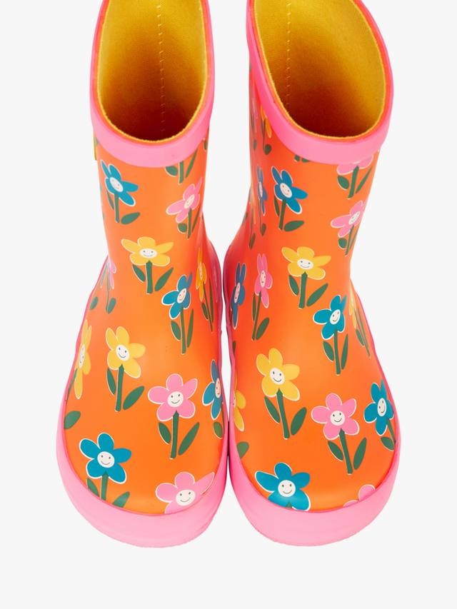 Детские резиновые сапоги Puddle Buster Frugi, Fun Flowers — фото 3