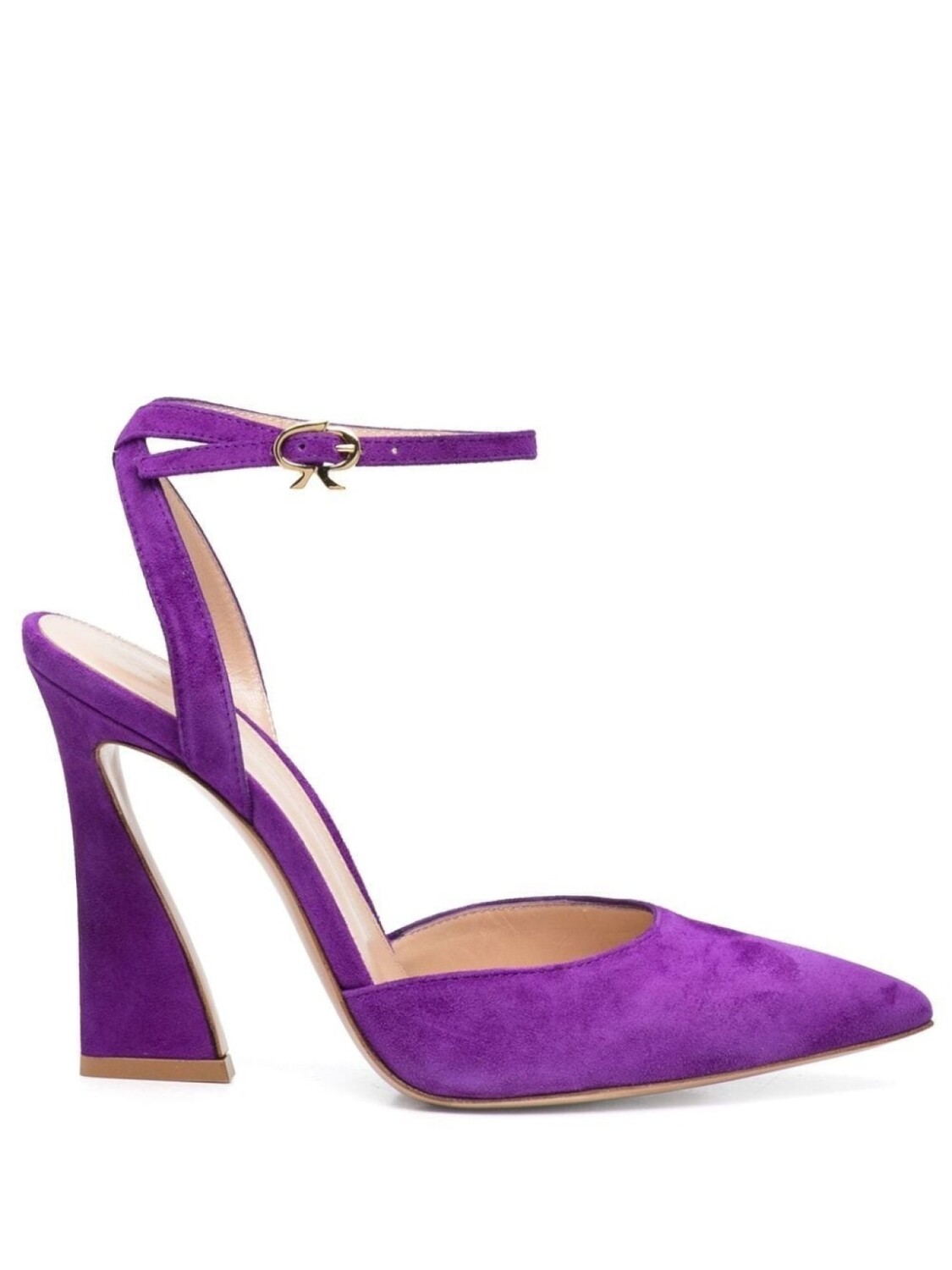 

Gianvito Rossi туфли с заостренным носком, фиолетовый