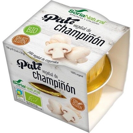 

Alecosor Pate Vegetal De Champia+-On Faja 2 Ud 50g Organic