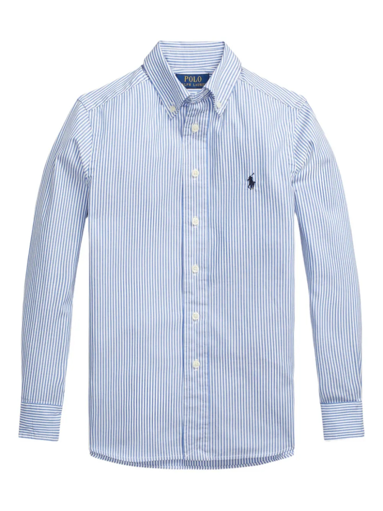 

POLO RALPH LAUREN KIDS рубашка в полоску, синий