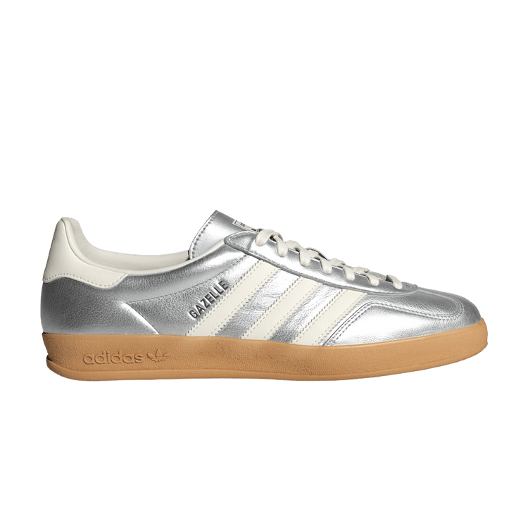 

Кроссовки adidas Gazelle Indoor 'Silver Metallic White', серебряный