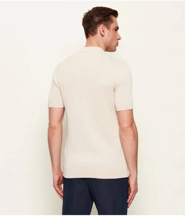 Полюс slim fit Us Polo Assn, бежевый — фото 3