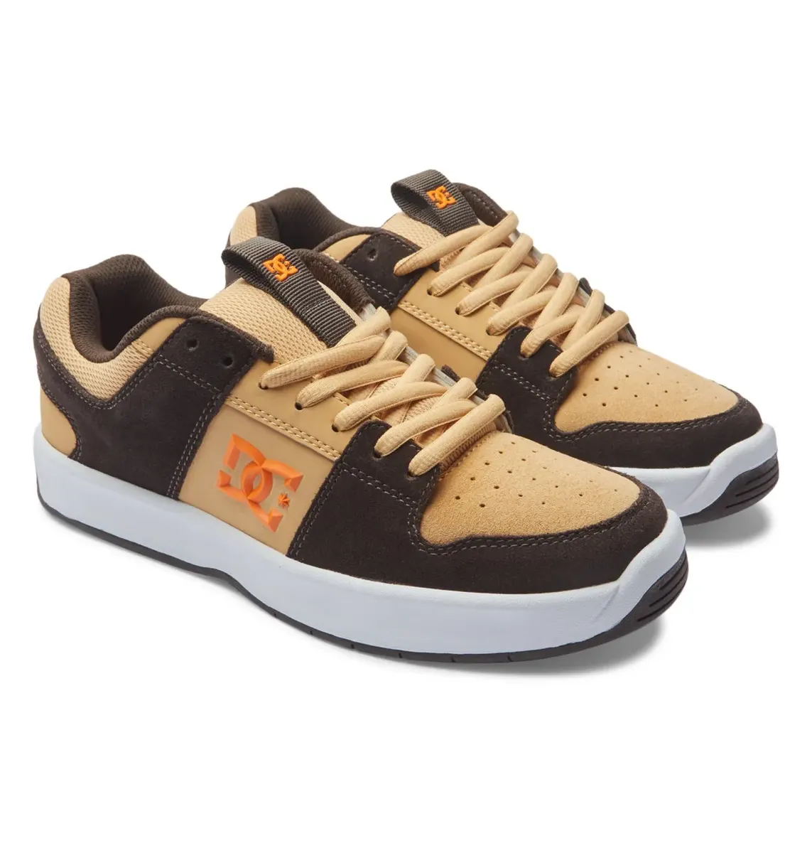 

Кроссовки для скейтбординга DC Shoes "Lynx Zero S", цвет Brown/Brown/Orange
