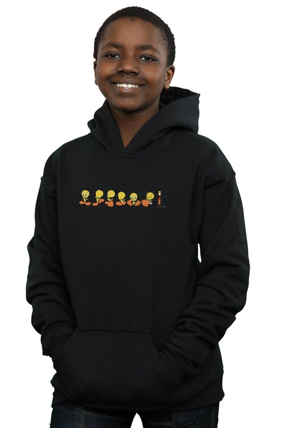 

Толстовка Tweety Pie Color Code Looney Tunes, черный