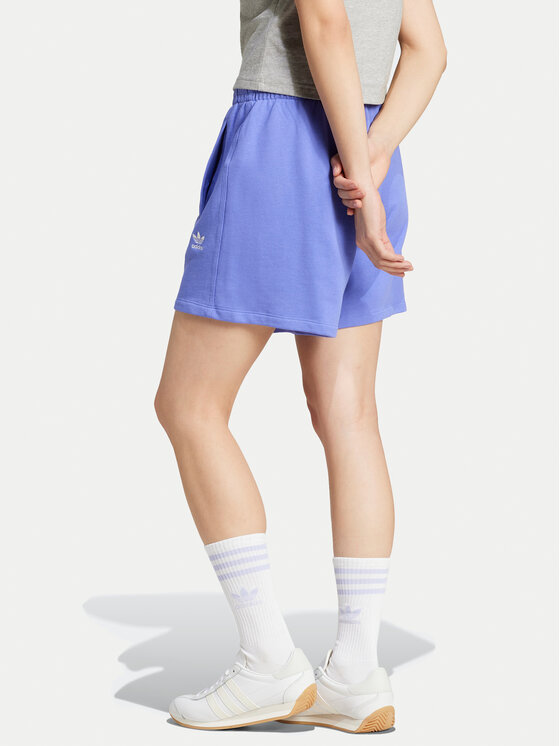 Спортивные шорты loose fit Essentials French Terry IW5708 Adidas, синий — фото 3